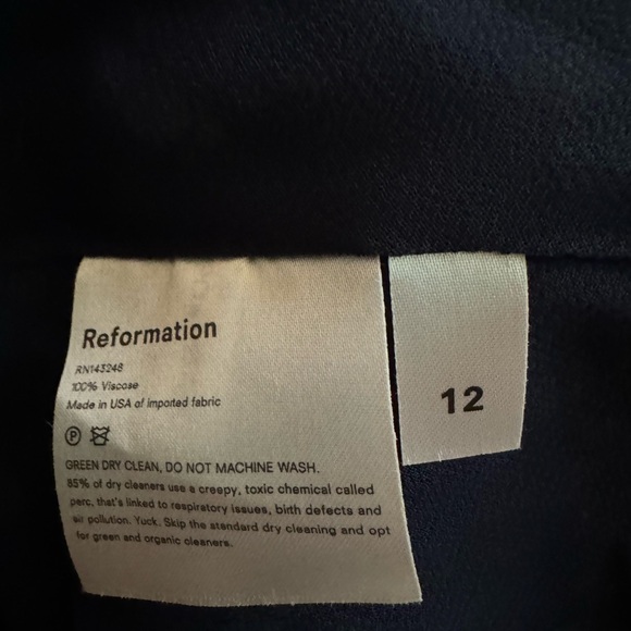 NWT Reformation Violette mini-dress in Elyse sz 12 - Picture 7 of 10